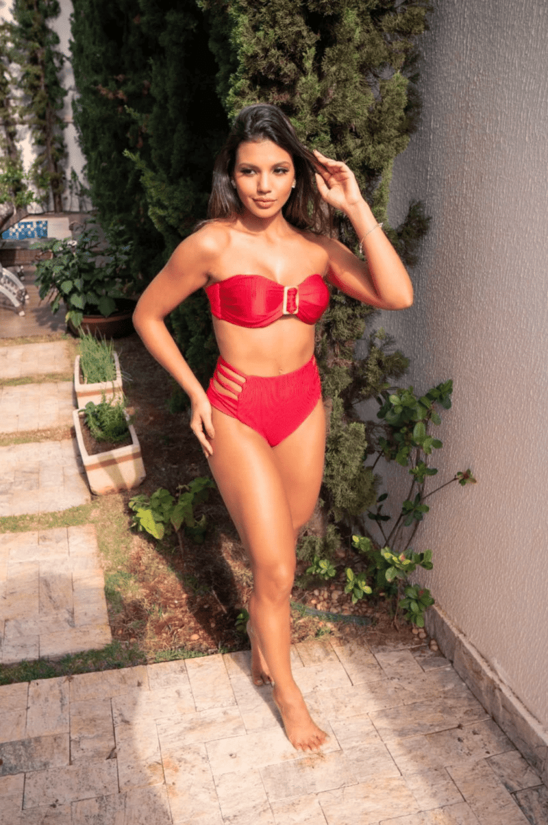 BIQUÍNI TOMARA QUE CAIA HOT PANTS LISO SAN MARÉ